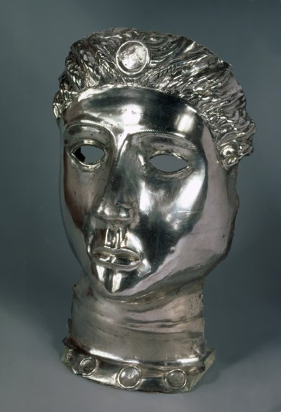 Silver Mask, Roman, 1st Half of 3rd Century AD by Roman